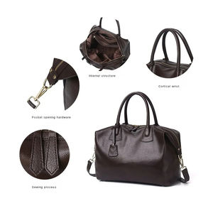 Latest Design 100% <b>Leather</b> <b>Duffle</b> <b>Bag</b> for <b>Men</b> and Women with Customized Logo Colors & Sizes-OEM Service - Product Image 4