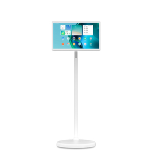 Blanc 21.5 "Android Tablet Pc Smart TV Mobile Floor Standing <span class=keywords><strong>Television</strong></span> 4GB 128GB Batterie Power pour Tiktok Live Broadcast - Product Image 3