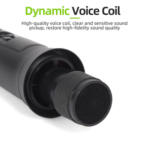 Professionele 2.4G draadloze XLR oplaadbare handheld microfoon met dynamische <span class=keywords><strong>HD</strong></span>-geluidsopname, aangepaste logo, 30M stabiele transmissie. - Product Image 5