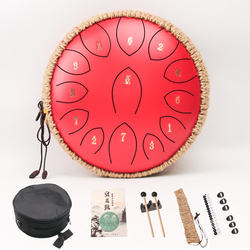 Tambor de Lengua de Acero de 12 Pulgadas de la Marca OEM, Tambor de Lluvia Hecho en Guangdong, Viene con Accesorios, Incluidos Baquetas y Mazos - Product Image 5