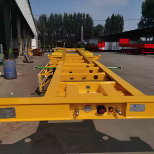 Remolque de Plataforma Plana de 2, 3 o 4 Ejes, Semirremolque de Plataforma Plana de 20 o 40 Pies, Semirremolque Usado de 3 Ejes y 15 Pies - Product Image 4