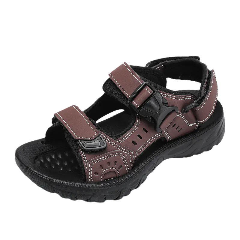 Parent-child sandals man summer new style open-toed casual casual magic card super light super soft non-slip waterproof sandals