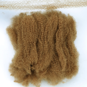 아프로 킹키 브라질리언 레미 벌크 블렌드 인모 브레이딩 퍼머넌트 시스터 락스/미니 트위스트/브레이드 머신 더블 웨프트 염색 가능 - Product Image 3