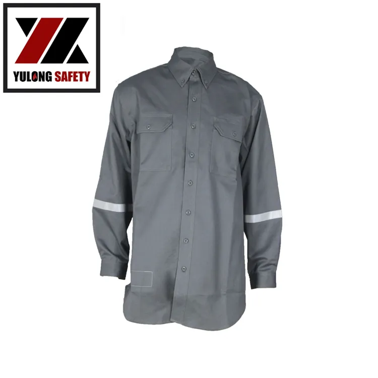 산업 노동 보호 유니폼 난연 작업 셔츠