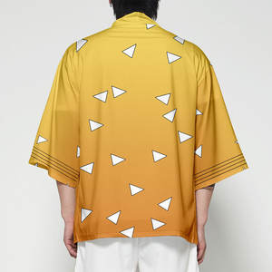 Venta al por mayor <span class=keywords><strong>2022</strong></span> nuevo diseño Unsex verano Top Streetwear Popular personalizado impreso japonés <span class=keywords><strong>Anime</strong></span> <span class=keywords><strong>Cosplay</strong></span> Kimono - Product Image 2
