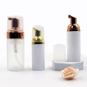 Bouteille à pompe moussante vide de 30 ml, 50 ml, 60 ml, 80 ml, 100 ml, pour nettoyant visage, bouteilles en plastique pour mousse, distributeur de savon ou de lotion rechargeable - Product Image 1