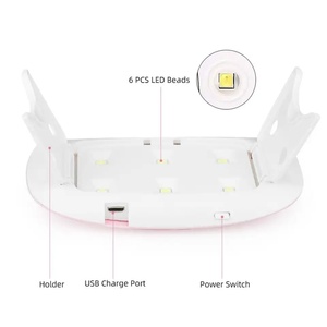 Lampe LED UV électrique portable 6W pour usage domestique, autres produits de beauté et de soin des ongles - Product Image 3