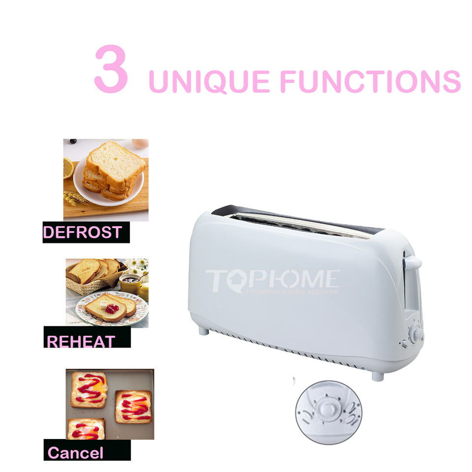 Long Slot 2 Slice Electric Household Toaster - Image 6