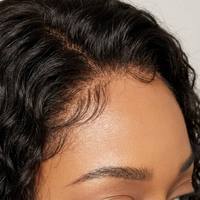 DEJAVU Pedido de Muestra: Peluca con Rizos Ondulados y Raya Media, Paquetes de Cabello Virgen Natural 13x4 para Pelucas con Frente de Encaje