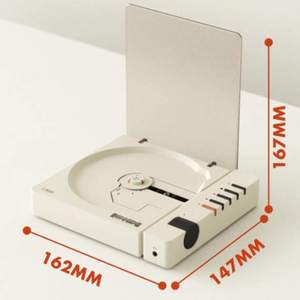 Factory <b>Custom</b> Retro Hi Fi BT Portable <b>CD</b> Player for Music Lover with Rechargeable Battery and Type C Interface - Product Image 2