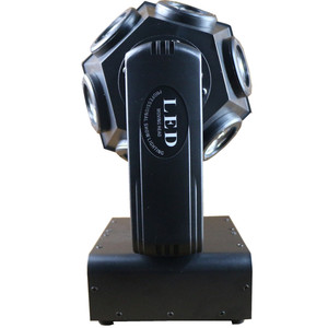 Haute qualité 12 pièces 12 watts faisceau mobile 4-en-1 RGBW <span class=keywords><strong>Disco</strong></span> Ball LED effet de scène lumières rotatives pour DJ - Product Image 3