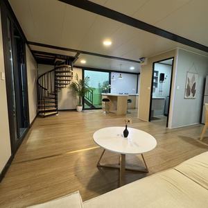 บ้านคอนเทนเนอร์แบบขยายได้สอง<span class=keywords><strong>ชั้น</strong></span>ขนาด 20 ฟุต บ้านสำเร็จรูปหรูหราทันสมัยพร้อมระเบียงกว้างขวางเพื่อการอยู่อาศัยที่สะดวกสบาย - Product Image 4