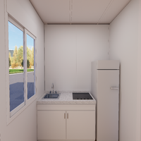 Maison conteneur préfabriquée en acier de 40 pieds, extensible et étanche, avec chambre à coucher extensible, pour atelier et entrepôt