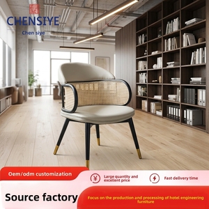 Silla de Estudio Multifuncional de Madera Maciza Estilo del Sudeste Asiático con Respaldo para Sala de Estar, Hotel y Restaurante - Product Image 3