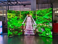 Panel LED Flexible P2.0 de 320x160 mm, Módulo de Pantalla LED Curva de 3840 Hz XR 3D, Pantalla de Fondo para Túnel, IP43, 6000 CD