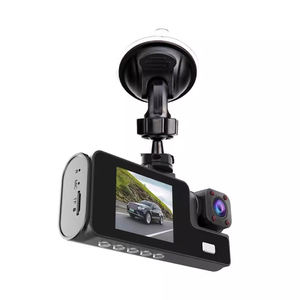 <span class=keywords><strong>Cam</strong></span>éra de tableau de bord pour voiture avec écran LCD grand angle et double objectif Super Night Vision Driving Recorder and Motion Detection - Product Image 1