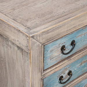 הסיני עתיק מוצק עץ עלוב שיק כפרי מרפסת קבינט - Product Image 4