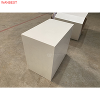 Table de bureau en surface solide de forme droite fabriquée en Chine, design unique, bureau de direction pour manager