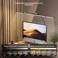 Lampe de bureau LED à double tête Senya-Pro, barre lumineuse à clipser pour écran, rechargeable par USB, contrôle tactile, intensité réglable, protection des yeux, lecture au bureau, CRI