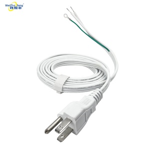 Nhà máy có giá Mỹ tiêu chuẩn 16A PVC cách nhiệt SPT-2(-R/W) 3x18awg AC điện mở rộng dây cắm cho máy tính sử dụng IP44 - Product Image 6