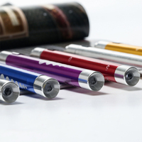 Penlight Médical LED Réutilisable Stylo Lumière avec Jauge De Pupille Infirmières Stylo Torche Lumière Usage Médical Clip De Poche Docteur Optique Stylo Lumière