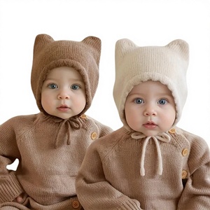 Nouveaux designs de bonnets d'hiver et d'automne pour bébés garçons et filles, vente en gros - Product Image 3