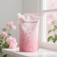 Sachet Doypack personnalisé imprimé 250ML 500ML 1L pour lessive, shampoing, savon liquide pour les mains, recharge avec bec verseur