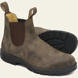 Botas de trabalho em couro PU robustas de alta qualidade, ótimos sapatos, botas duráveis de cor fantástica para homens e mulheres