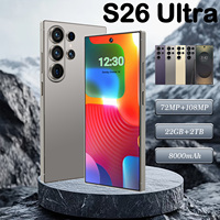 Smartphone 5G S26 Ultra Haute Définition avec Écran 6,9 Pouces, Processeur Deca Core, 22 Go + 2 To, Stylet Intégré