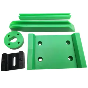 Directly supply wear resistant chain guide blocks custom UHMWPE plastic machinery parts
