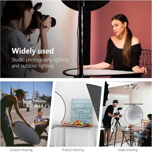 Neewer Riflettore Luminoso da <span class=keywords><strong>32</strong></span> <span class=keywords><strong>Pollici</strong></span>/80 <span class=keywords><strong>Centimetri</strong></span>, Diffusore di Luce 5 in 1 Pieghevole con Borsa per Illuminazione Fotografica da Studio - Product Image 2