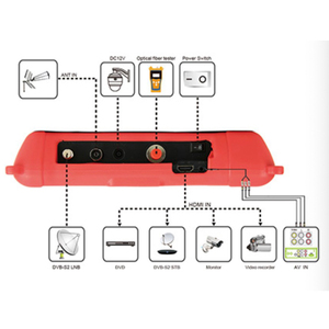 Satlink ST5280 Combo Mètre de Signal TV avec DVB-S2 ISDB-T J83B MPEG-2/4 H.265 8 bits <span class=keywords><strong>pour</strong></span> Installateur Satellite/Câble/Terrain - Product Image 4