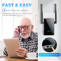 Amplificateur de signal d'extension WiFi 2024 version pour répéteur Internet domestique avec amplificateur WiFi Port Ethernet configuration facile