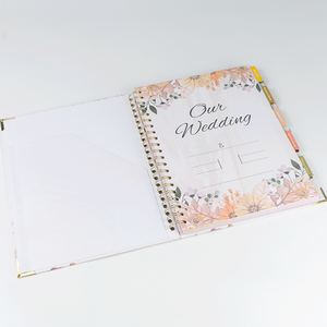 Sposa Planner personalizzato Organizer con copertina rigida Wedding Planner con copertina rigida confezione regalo per il servizio <span class=keywords><strong>di</strong></span> stampa <span class=keywords><strong>di</strong></span> Planner - Product Image 5