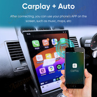 Autoestéreo Android con Carplay para Nissan 350Z 2002-2009, Pantalla Tesla, GPS para Auto, Reproductor Multimedia, Radio, Unidad Principal