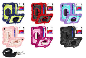 Per la linguetta <span class=keywords><strong>S9</strong></span> Plus custodia protettiva cinturino da polso rotante supporto aria 6/5 Silicone Anti-goccia guscio Ipad 10.9 pollici PU & PC - Product Image 4