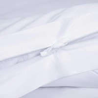 Vente en gros d'ensemble de couette d'hôtel cinq étoiles de haute qualité literie 4 ensembles de couettes de luxe 100% draps blancs purs en coton peuvent être personnalisés