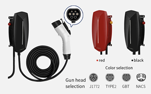 <span class=keywords><strong>Nouveau</strong></span> chargeur de véhicule électrique AC KED KED-AC32 22KW pour ID4/<span class=keywords><strong>ID5</strong></span>/ID6 Type 2/GBT/J1772, protection IP55, câble de 5 m, 220-380V, CE TUV - Product Image 4