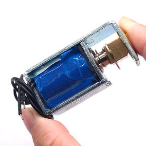 1pc Tau-s0837dl <span class=keywords><strong>DC</strong></span> 6v 12v 24v 電気ロック電磁石ストローク 10 ミリメートル磁気ロックキャビネットドアロック用 - Product Image 6