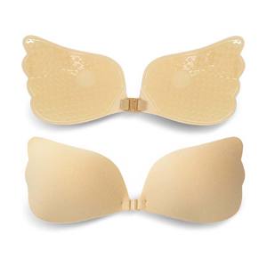 Femme ange ailes poitrine autocollants solide anti-dérapant mince respirant Invisible Push Top robe mariage <span class=keywords><strong>Photo</strong></span> spécial pour les petits - Product Image 5