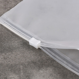 Recyclable Garment Clothes <b>Bag</b> Clothing Pvc Compostable Biodegradable Transparent Color Custom Dress Decorative Zipper - Product Image 4