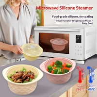 Couvercle de cuisson vapeur pour micro-ondes en silicone de qualité alimentaire, résistant à la chaleur, pour bol de nouilles instantanées, tapis de cuisson pour poêle, usage domestique polyvalent