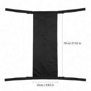 Sac de rangement pour chaise roulante avec compartiment pour bouteille d'oxygène, compatible avec toutes les chaises roulantes, noir - Product Image 6