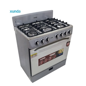 Estufa de Gas Comercial Xunda de 30 Pulgadas con Horno, 5 Quemadores, Cocina de Gas para Restaurante con Horno para <span class=keywords><strong>Pizza</strong></span> y Parrilla para Panadería - Product Image 2