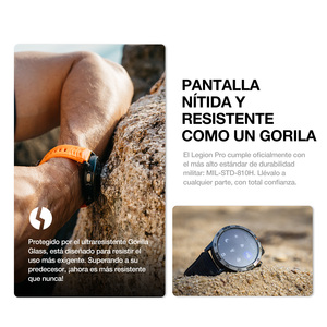 Reloj AGM W1 Pro resistente al agua 5ATM IP68 1,43 AMOLED 600Nits mapa fuera de línea GPS 100 + modos deportivos Relojes reloj inteligente hombres - Product Image 4