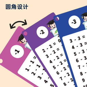 Tarjetas de Matemáticas Personalizadas con Esquinas Redondeadas para Multiplicación y División, 15 Tarjetas, 3.º y 4.º Grado, Mejora la Velocidad y la Retención - Product Image 3