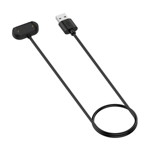 Para <span class=keywords><strong>Amazfit</strong></span> <span class=keywords><strong>T</strong></span>-<span class=keywords><strong>Rex</strong></span> Ultra GTR4 GTR3 <span class=keywords><strong>Pro</strong></span> GTS4 GTS3 Reloj inteligente negro <span class=keywords><strong>Cargador</strong></span> magnético 1M Cable de carga USB - Product Image 2