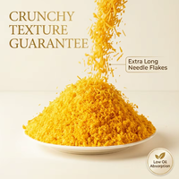 Pan rallado Panko de trigo amarillo estilo japonés, a granel, 10 kg, textura crujiente y ligera
