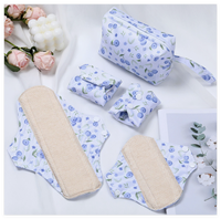 Serviettes hygiéniques lavables réutilisables - Serviettes menstruelles écologiques pour femmes Serviettes hygiéniques lavables réutilisables écologiques
