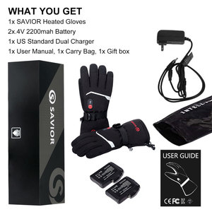 <span class=keywords><strong>Gants</strong></span> <span class=keywords><strong>chauffants</strong></span> thermiques de qualité supérieure pour le cyclisme, avec fonction écran tactile, accessoire d'hiver chaud, pour le ski - Product Image 6